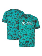 Fanatics Green 100% Cotton F1 Mercedes AMG Petronas Tie Dye T-Shirt - Image 1 of 3