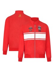 Fanatics Red F1 Ayrton Senna Legacy Patchwork Bomber Jacket - Image 1 of 3