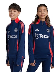 adidas Blue Kids Manchester United Training Top - Image 1 of 3