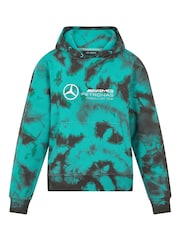 Fanatics Green F1 Mercedes AMG Petronas Tie Dye Hoodie - Image 2 of 3