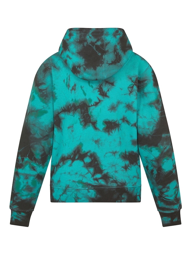 Fanatics Green F1 Mercedes AMG Petronas Tie Dye Hoodie - Image 3 of 3