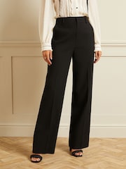 Love & Roses Black High Waist Wide Leg Tailored Trousers - Image 1 of 8