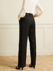 Love & Roses Black High Waist Wide Leg Tailored Trousers - Image 3 of 8