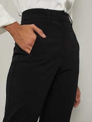 Lipsy Black Petite Tailored Tapered Smart Trousers - Image 2 of 4