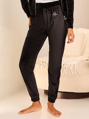 Lipsy Black Velour Jogger Trousers - Image 1 of 4
