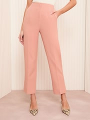 Roze - Friends Like These Tailored Tapered Ankle Grazer Trousers - Image 1 of 5