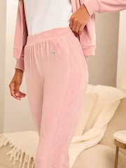 Lipsy Pink Velour Jogger Trousers - Image 3 of 4