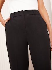 Friends Like These Black Petite Straight Leg Stretch Tailored Trousers - Image 3 of 4