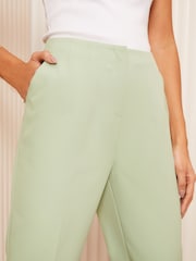 Friends Like These Green Tailored Tapered Ankle Grazer Trousers - Image 3 of 4