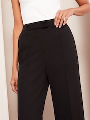 Friends Like These Black Wide Leg Stretch Tailored Trousers - Image 3 of 4