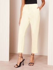 Friends Like These White Petite Tailored Tapered Ankle Grazer Trousers - Image 1 of 4