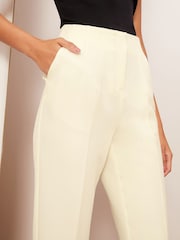 Friends Like These White Petite Tailored Tapered Ankle Grazer Trousers - Image 3 of 4