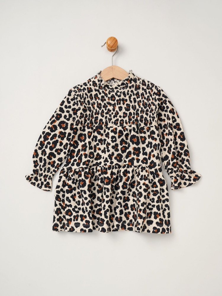Miss Girls Faux Fur Jacket, Dress And Tights Outfit Set - Image 2 of 3