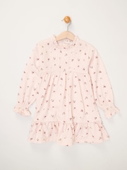 Miss Girls Faux Fur Jacket, Dress And Tights Outfit Set - Image 3 of 4