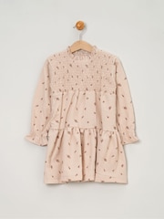 Miss Girls Faux Fur Jacket, Dress And Tights Outfit Set - Image 2 of 4
