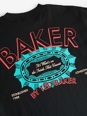 Baker by Ted Baker Graphic 100% Cotton T-Shirt - Image 11 of 11