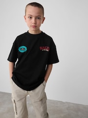 Baker by Ted Baker Graphic 100% Cotton T-Shirt - Image 4 of 11