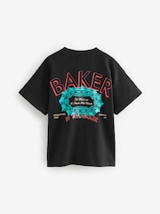 Baker by Ted Baker Graphic 100% Cotton T-Shirt - Image 8 of 11