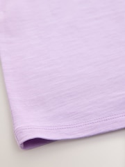 Purple 100% Cotton Daisy Short Sleeve T-Shirt (3mths-7yrs) - Image 8 of 8