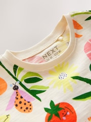 Bright Fruit Character - 100% katoenen peplum T-shirt met korte mouwen (3mnd -7jr) - Image 7 of 8