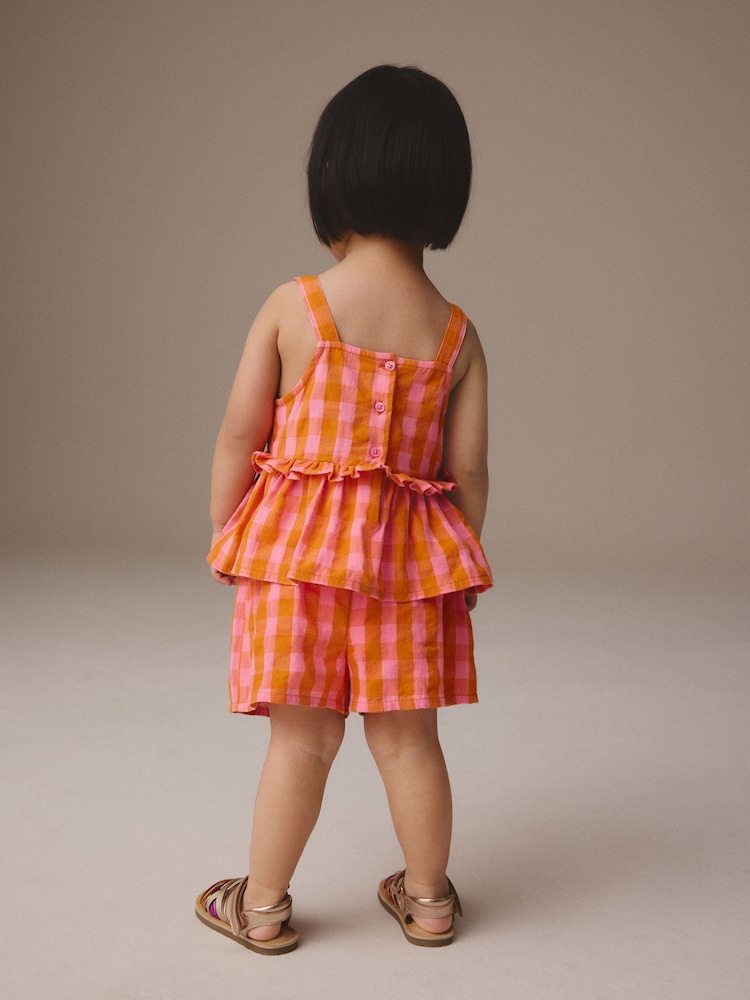 Multi 100% Cotton Top and Shorts Set (3mths-7yrs) - Image 2 of 9
