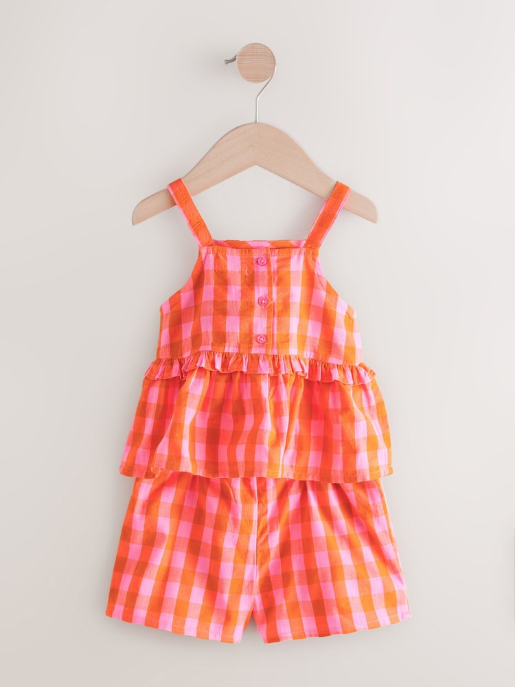 Multi 100% Cotton Top and Shorts Set (3mths-7yrs) - Image 7 of 9