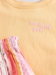 Orange 100% Cotton T-Shirt and Shorts Set (3mths-7yrs) - Image 5 of 5