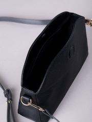 Lakeland Leather Black Esthwaite Cross Body Bag - Image 4 of 5