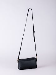 Lakeland Leather Black Esthwaite Cross Body Bag - Image 5 of 5