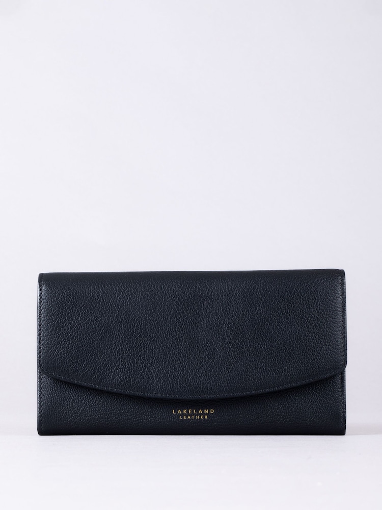 Lakeland Leather Black Esthwaite Flapover Purse - Image 2 of 4 Lakeland Leather Black Esthwaite Flapover Purse - Image 2 of 4
