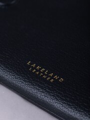 Lakeland Leather Black Esthwaite Flapover Purse - Image 3 of 4