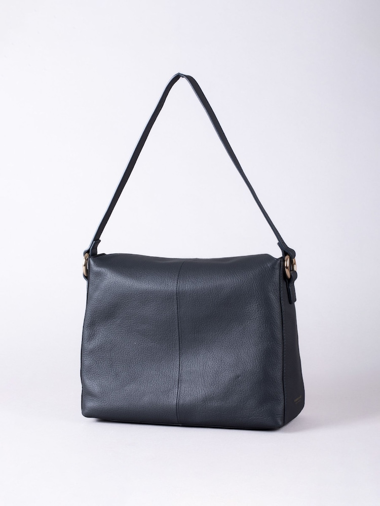 Lakeland Leather Blue Esthwaite Shoulder Bag - Image 1 of 6