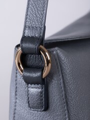 Lakeland Leather Blue Esthwaite Shoulder Bag - Image 4 of 6