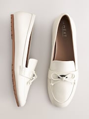 Bone Forever Comfort® Round Toe Patent Bow Detail Loafer Ballet Shoes - Image 1 of 9