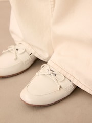 Bone Forever Comfort® Round Toe Patent Bow Detail Loafer Ballet Shoes - Image 4 of 9