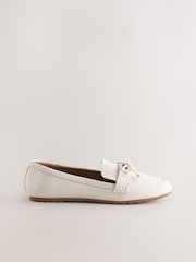 Bone Forever Comfort® Round Toe Patent Bow Detail Loafer Ballet Shoes - Image 6 of 9