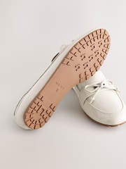 Bone Forever Comfort® Round Toe Patent Bow Detail Loafer Ballet Shoes - Image 8 of 9
