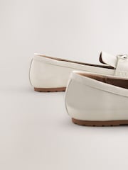 Bone Forever Comfort® Round Toe Patent Bow Detail Loafer Ballet Shoes - Image 9 of 9