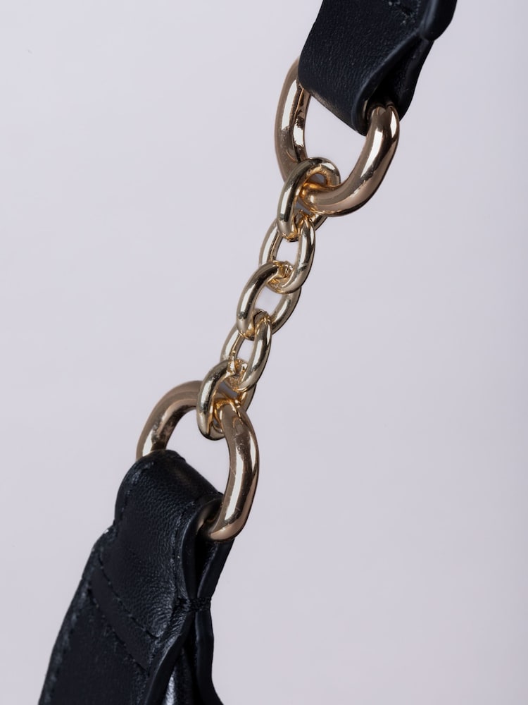 Lakeland Leather Black Levens Shoulder Bag - Image 6 of 6