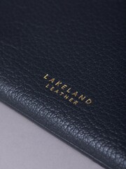 Lakeland Leather Blue Esthwaite Flapover Purse - Image 3 of 4