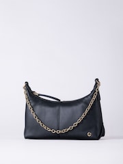 Lakeland Leather Black Levens Chain Cross Body Bag - Image 1 of 7