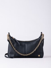 Lakeland Leather Black Levens Chain Cross Body Bag - Image 5 of 7