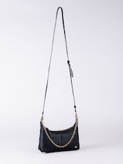 Lakeland Leather Black Levens Chain Cross Body Bag - Image 6 of 7