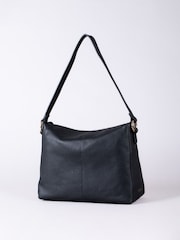 Lakeland Leather Black Esthwaite Shoulder Bag - Image 1 of 6
