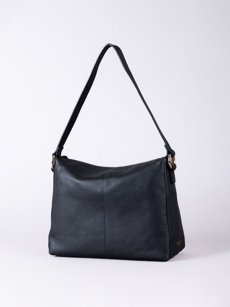 Lakeland Leather Black Esthwaite Shoulder Bag - Image 1 of 6