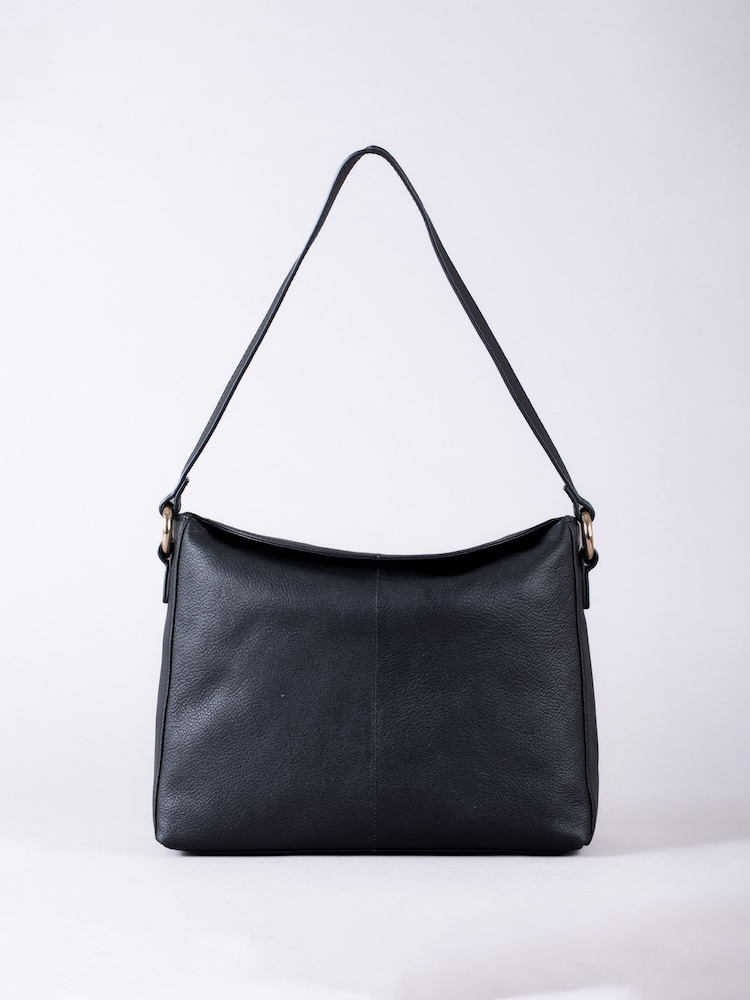 Lakeland Leather Black Esthwaite Shoulder Bag - Image 2 of 6