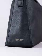 Lakeland Leather Black Esthwaite Shoulder Bag - Image 3 of 6