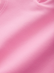Pink Frill Shoulder Ribbed Vest (3mths-7yrs) - Image 7 of 7