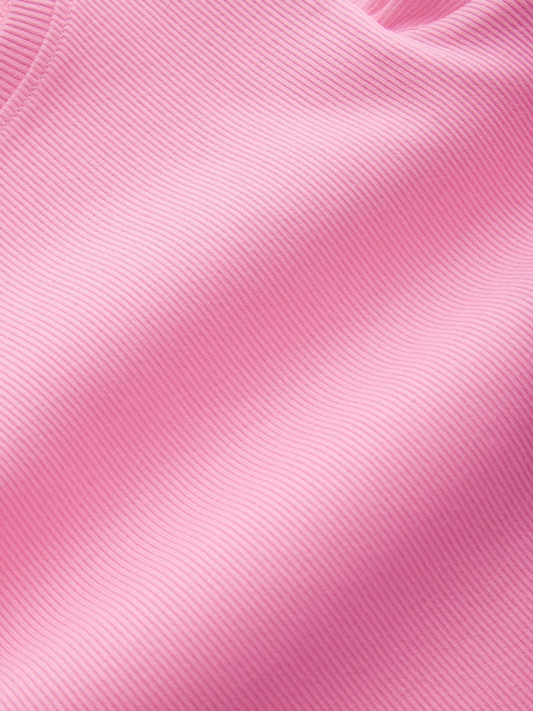 Pink Frill Shoulder Ribbed Vest (3mths-7yrs) - Image 7 of 7