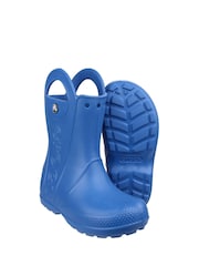 Crocs Sky Blue Toddler Waterproof Handle It Rain Boots - Image 4 of 5